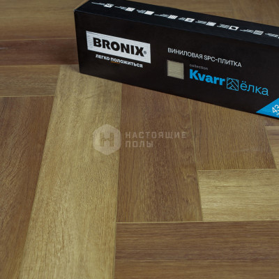 Замковая SPC плитка Bronix Kvarr Елка Canyon, 635*127*4 мм