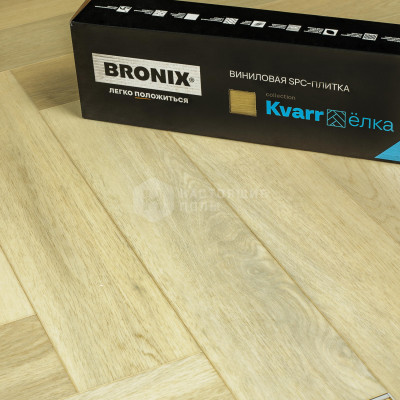 Замковая SPC плитка Bronix Kvarr Елка Moon, 635*127*4 мм