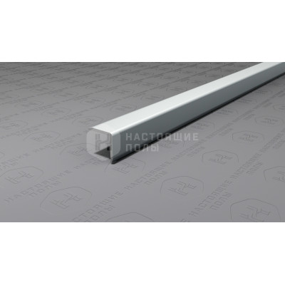 Угол защитный алюминиевый Neexy PV60-02 серебро матовое, 2700*10*10 мм