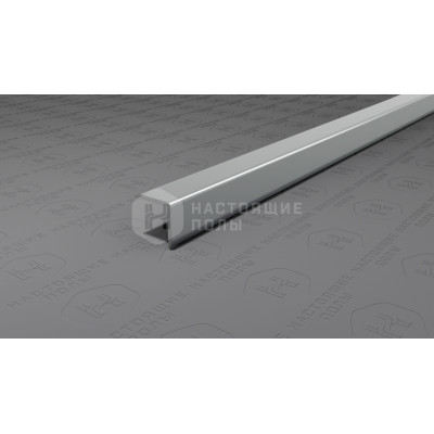 Угол защитный алюминиевый Neexy PV60-03 серебро блестящее, 2700*10*10 мм