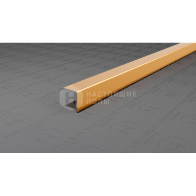 Угол защитный алюминиевый Neexy PV60-05 золото блестящее, 2700*10*10 мм