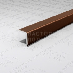 PV60-10 коричневый матовый, 2700*10*10 мм