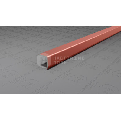 Угол защитный алюминиевый Neexy PV60-14 розовый матовый, 2700*10*10 мм