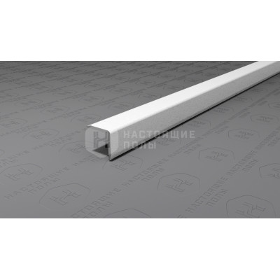 Угол защитный алюминиевый Neexy PV60-41 муар белый, 2700*10*10 мм