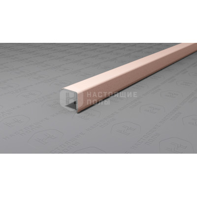 Угол защитный алюминиевый Neexy PV60-43 муар бежевый, 2700*10*10 мм