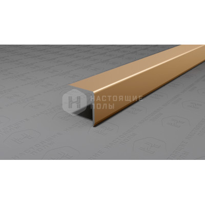 Угол защитный алюминиевый Neexy PV61-08 шампань матовая, 2700*15*15 мм