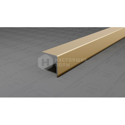 Угол защитный алюминиевый Neexy PV61-09 шампань блестящая, 2700*15*15 мм