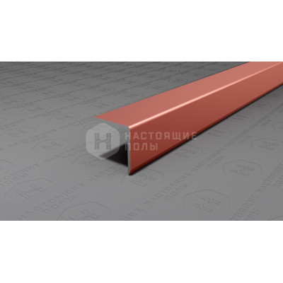 Угол защитный алюминиевый Neexy PV61-14 розовый матовый, 2700*15*15 мм