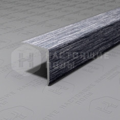 PV61-45 серебро блестящее браш, 2700*15*15 мм