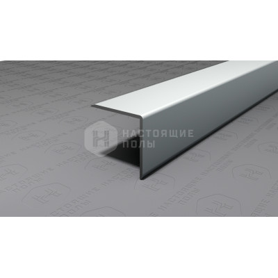 Угол защитный алюминиевый Neexy PV63-02 серебро матовое, 2700*20*20 мм