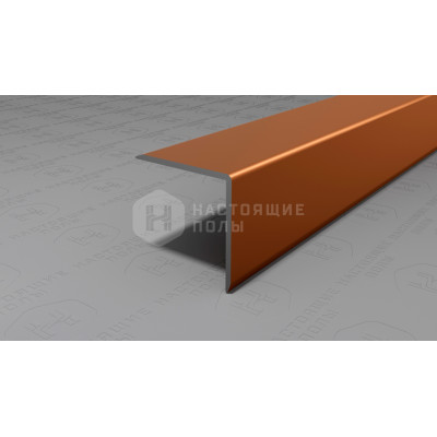 Угол защитный алюминиевый Neexy PV63-06 бронза матовая, 2700*20*20 мм