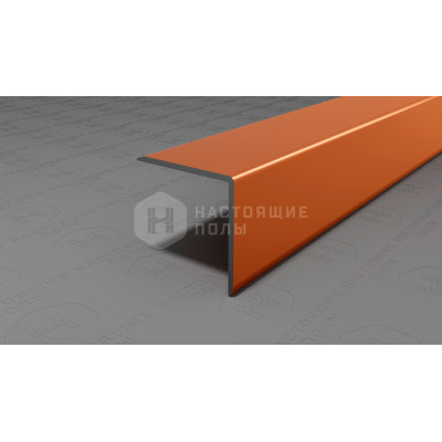 Угол защитный алюминиевый Neexy PV63-07 бронза блестящая, 2700*20*20 мм