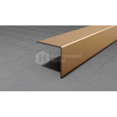 Угол защитный алюминиевый Neexy PV63-08 шампань матовая, 2700*20*20 мм