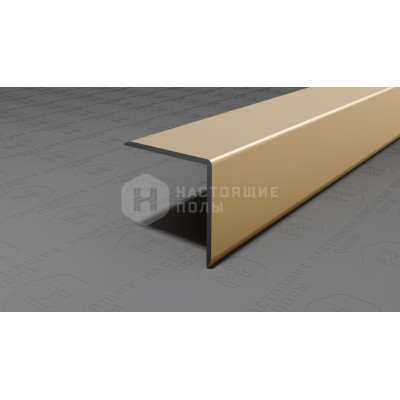 Угол защитный алюминиевый Neexy PV63-09 шампань блестящая, 2700*20*20 мм