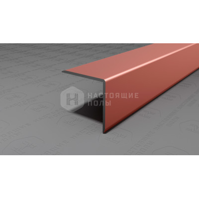 Угол защитный алюминиевый Neexy PV63-14 розовый матовый, 2700*20*20 мм