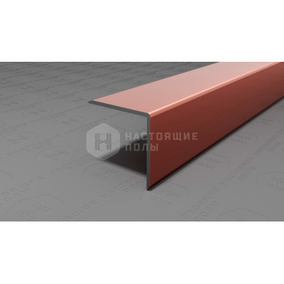 Угол защитный алюминиевый Neexy PV63-15 розовый блестящий, 2700*20*20 мм