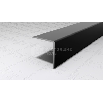 Угол защитный алюминиевый Neexy PV63-19 черный блестящий, 2700*20*20 мм
