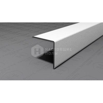 Угол защитный алюминиевый Neexy PV63-41 муар белый, 2700*20*20 мм