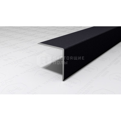 Угол защитный алюминиевый Neexy PV63-42 муар черный, 2700*20*20 мм