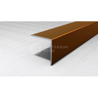Угол защитный алюминиевый Neexy PV63-47 темная бронза матовая, 2700*20*20 мм