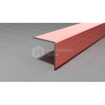 Угол защитный алюминиевый Neexy PV63-50 медь блестящая, 2700*20*20 мм