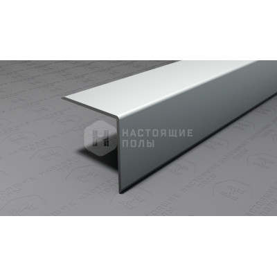 Угол защитный алюминиевый Neexy PV64-02 серебро матовое, 2700*25*25 мм