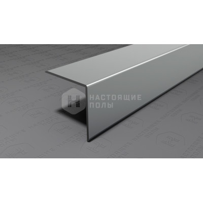 Угол защитный алюминиевый Neexy PV64-03 серебро блестящее, 2700*25*25 мм