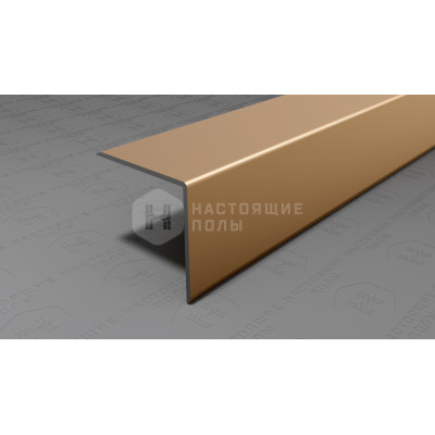Угол защитный алюминиевый Neexy PV64-08 шампань матовая, 2700*25*25 мм
