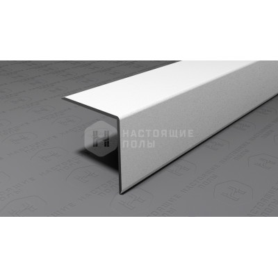 Угол защитный алюминиевый Neexy PV64-41 муар белый, 2700*25*25 мм