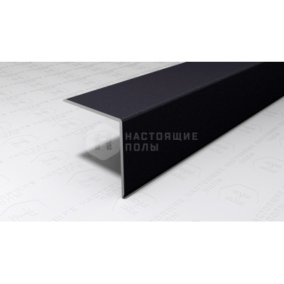 Угол защитный алюминиевый Neexy PV64-42 муар черный, 2700*25*25 мм