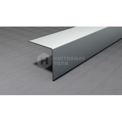 Угол защитный алюминиевый Neexy PV65-02 серебро матовое, 2700*30*30 мм