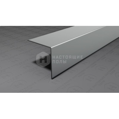 Угол защитный алюминиевый Neexy PV65-03 серебро блестящее, 2700*30*30 мм