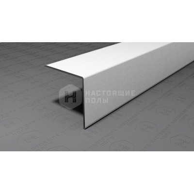 Угол защитный алюминиевый Neexy PV65-41 муар белый, 2700*30*30 мм