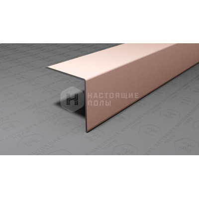 Угол защитный алюминиевый Neexy PV65-43 муар бежевый, 2700*30*30 мм