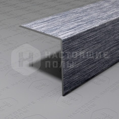 PV65-45 серебро блестящее браш, 2700*30*30 мм