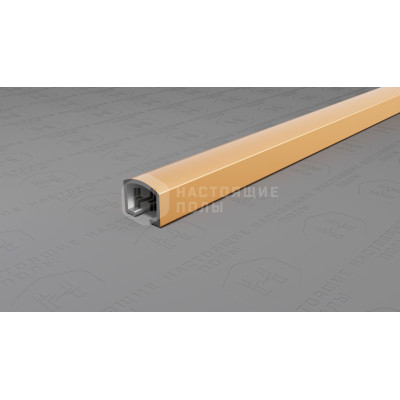 Профиль вставка алюминиевый Neexy PV104-05 золото блестящее, 2700*10*8.2 мм