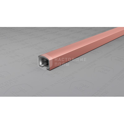 Профиль вставка алюминиевый Neexy PV104-14 розовый матовый, 2700*10*8.2 мм
