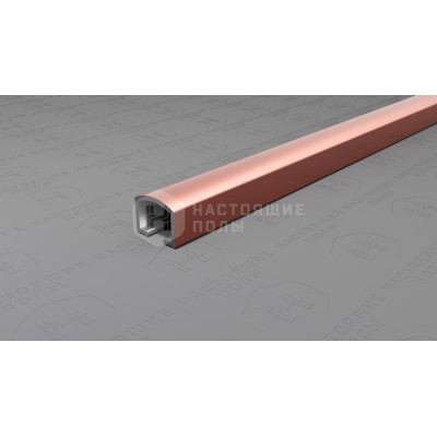 Профиль вставка алюминиевый Neexy PV104-15 розовый блестящий, 2700*10*8.2 мм