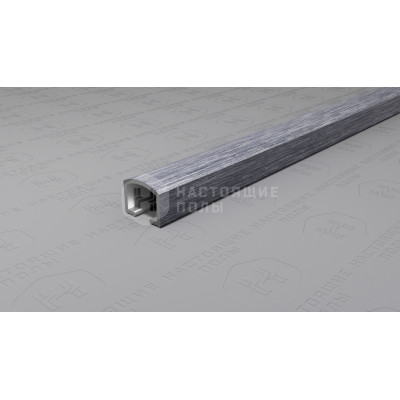 Профиль вставка алюминиевый Neexy PV104-45 серебро блестящее браш, 2700*10*8.2 мм