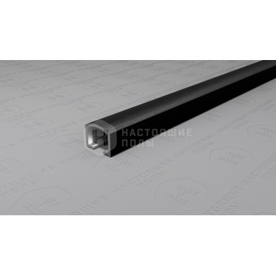 Профиль вставка алюминиевый Neexy PV104-46 черный блестящий браш, 2700*10*8.2 мм