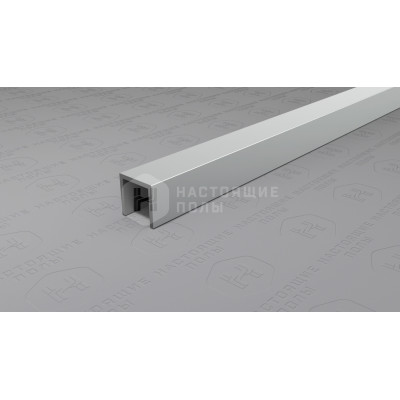 Профиль П-образный алюминиевый Neexy PV83-03 серебро блестящее, 2700*10*10 мм