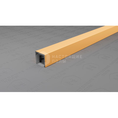 Профиль П-образный алюминиевый Neexy PV83-04 золото матовое, 2700*10*10 мм