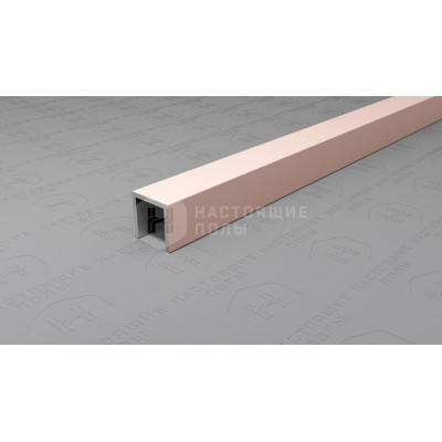 Профиль П-образный алюминиевый Neexy PV83-43 муар бежевый, 2700*10*10 мм