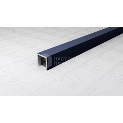 Профиль П-образный алюминиевый Neexy PV83-44 муар антрацит, 2700*10*10 мм