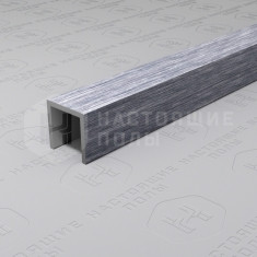 PV83-45 серебро блестящее браш, 2700*10*10 мм