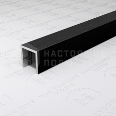 PV83-46 черный блестящий браш, 2700*10*10 мм