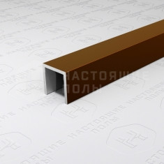 PV83-47 темная бронза матовая, 2700*10*10 мм