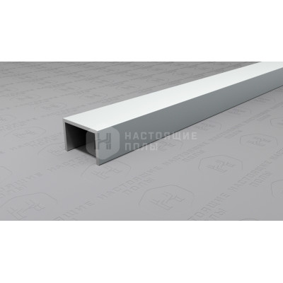Профиль П-образный алюминиевый Neexy PV84-02 серебро матовое, 2700*15*10 мм