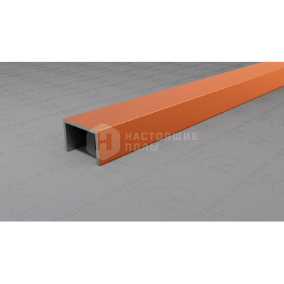 Профиль П-образный алюминиевый Neexy PV84-07 бронза блестящая, 2700*15*10 мм