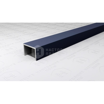 Профиль П-образный алюминиевый Neexy PV84-44 муар антрацит, 2700*15*10 мм